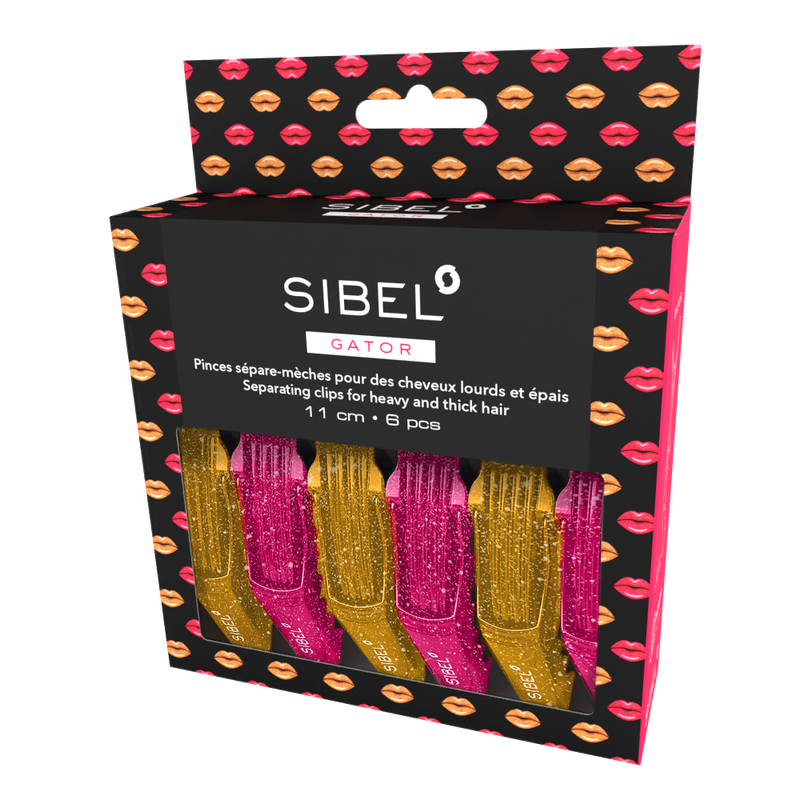 Sibel Gator šnale za razdvajanje teške i guste kose 11 cm – 6 kom