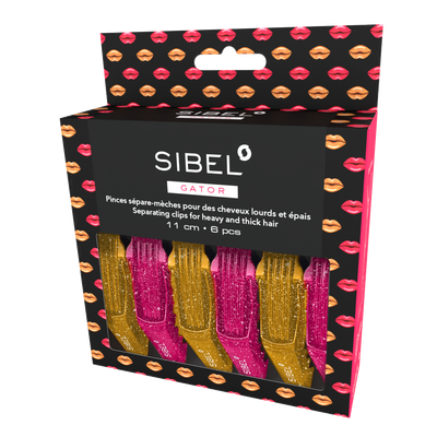 Sibel Gator šnale za razdvajanje teške i guste kose 11 cm – 6 kom